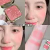 Kakashow Rubor Graduado Iluminador Suave Color Cerdo Natural Mate Expansión Color Maquillaje Duradero Impermeable Estudiante