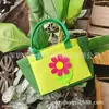 Bolsa de Jardinería Ji Rong Tela de Fieltro Bolsa para Herramientas de Jardín Bolsa de Cesta de Flores para Niños Bolsa de Caja de Herramientas de Jardinería Bolsa para Juguetes de Playa