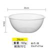Bacia de seleção de vegetais Malatang de plástico transparente para PC Bacia de coleta de vegetais para restaurante comercial Hot Pot Bacia doméstica resistente a quedas