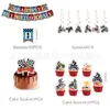 Amazon Nueva Fiesta de Cumpleaños Temática de Motocicleta Todoterreno Vajilla Desechable Mantel Servilleta Plato de Papel Decoraciones