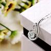 Collar de Plata de Ley 925 Genuina Chiba para Mujer Estilo Coreano Kaiyun Primera Joyería Cadena Clavícula Colgante Ala Ángel Guardián Regalo