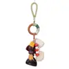 Kit de Bricolaje con Borla de Cáscara de Fruta y Cascabel Estilo Natural Colgante de Bolsa de Semilla Bodhi Venta al por Mayor