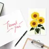 Conjunto de Envelopes para Cartão de Cumprimentos com Ilustração de Flores e Plantas Transfronteiriças Estilo Literário Cerimônia de Aniversário Agradecimento Cartão Universal
