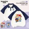 Camiseta de Manga Corta Estilo Nuevo de Dibujos Animados de Anime para Niños y Niñas, Ropa de Verano para Hermanos, Polo de Manga Media para Niños
