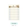 Cuaderno Planificador Flor Pájaro Azul Planificador Semanal Portátil Horario de Estudio Lista de Notas Diarias