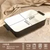 Forma de Assar Transfronteiriça Escandinava Criativa Quadrada com Duas Alças Grande Capacidade Listrada Azul Queijo Assadeira Simples