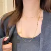 Collar de Perlas de Piedra Ojo de Tigre Melard para Mujer, Artículo Caliente Primavera/Verano 2026, Versátil, Lujo Ligero, Cadena Larga de Suéter de Alta Gama