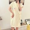 Toalla de Baño de Verano, Bata de Baño Portátil para Dormitorio Estudiantil, Falda de Baño Fina que No Suelta Pelusa de Celebridad de Internet, Absorbente, de Secado Rápido y Agradable para la Piel