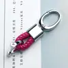 Novo chaveiro de carro de corda trançada para pendurar na cintura com fivela de cabeça grande não padrão universal aplicável para BMW Audi Volkswagen Buick
