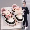 Zapatos para Niños 2026 Otoño Nuevo Estilo Coreano para Niños Bloques de Color Cómodos Transpirables Tenis Deportivos Casuales para Estudiantes Niñas