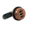 Cerradura de lengüeta con contraseña para taquilla en bronce dorado y negro, cerradura con contraseña para buzón CP6017-20