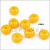 Direto da fábrica 10*14mm resina imitação cera de abelha contas de ábaco contas soltas acessórios de joias atacado