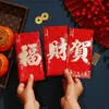 Feliz Año Nuevo, Estilo Bronceado Personalizado y Creativo de Alta Gama, Estilo Degradado con Purpurina, Regalo de Año Nuevo, Bolsa de Sobre Rojo de Mil Yuanes