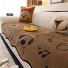 Almofada de Sofá de Cachorro de Desenho Animado Todas as Estações Universal 2026 Novo Toque de Luxo Fixa Antiderrapante Almofada de Assento de Sofá Capa de Encosto