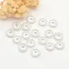 Espaçador de Engrenagem Redondo de Ouro 18K Espaçador de Contas Planas Girassol Material DIY Acessório de Espaçador de Pneu Feito à Mão