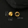 Cuentas de corindón con incrustaciones de oro de 24k y baño de plata S925 de cuerpo completo, accesorios para pulseras, collares y diseños pequeños.