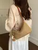 Bolsas Tejidas a Mano para Mujer 2026 Nueva Moda Tendencia Retro Bolso Tote de Paja Bolso de Hombro Casual Gran Capacidad para Mujer