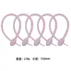 Abraçadeiras de Silicone Coloridas e Macias, Espessadas, Abraçadeiras de Silicone Ajustáveis com Trava de Puxar Transfronteiriças, Tiras de Abraçadeira de Silicone Fixas em Formato de Girino