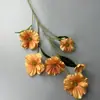 Floristería de Simulación de Boda Naranja Material de Flores Naranja Naranja Tema Arreglo de Lugar de Boda Hotel Arreglo de Flores de Plástico
