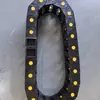 Fornecimento de Correntes de Arraste Plásticas, Tipo Silencioso, Telescópicas, Correntes de Arraste Rápidas de Nylon, Correntes de Tanque de Funcionamento Suave