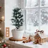 Enchufe de suelo navideño mini transfronterizo Decoración de escritorio Centro de mesa navideño de madera Decoración de mesa Decoraciones navideñas