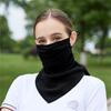 Máscara de sol de seda Full Face Neck Protection Summer Mulberry Silk Mask Mulheres Condução Full Face Proteção UV Gini