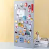 Imán Creativo de Dibujos Animados de Acrílico para Refrigerador Llavero Soporte Clip de PP Tarjeta Escolar Estrella Periférico de Animación Personalizado Al por Mayor
