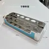Juego de Mesa de Metal Cepillado de Acero Inoxidable para KTV: Soporte para Plato de Frutas, Caja de Pañuelos, Cenicero, Soporte para Micrófono