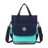 Bolsa de Estudo Estampada para Aluno do Ensino Fundamental Bolsa Tote Três Usos Bolsa Tiracolo Infantil Bolsa de Estudo com Logotipo Estampado Bolsa para Arquivo de Arte