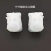 DIY cristal cola soltando método estéreo cabeça de cão molde carro aromaterapia gesso ornamento de pedra de expansão molde de amassamento