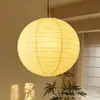 Luminária Pendente Estilo Japonês Noguchi Isamu, Luminária Estilo Vintage para Quarto, Sala de Estar, Sala de Jantar, Luminária Atmosfera Retro Wabi-Sabi para Loja de Roupas, Pousada