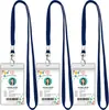 Portatarjetas Correa de Sujeción Correa de Nylon Identificación Impermeable Vertical Correa de Amazon Ganchillo Correa de Venta Caliente Insignia de Identificación