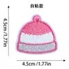 Parches bordados de dibujos animados de moda sin costura para gorras de béisbol, candados, tréboles de cuatro hojas, discos, bolsos, zapatos y sombreros
