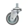 Rueda universal para muebles de 2 pulgadas de TPR, rueda universal universal transfronteriza, rueda giratoria con tornillo, rueda giratoria universal al por mayor