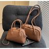 Bolso de Mano Retro Transfronterizo Bolso Almohada para Mujer 2026 Nuevo de Invierno Tendencia Súper Popular Bolso Boston Bolso de Hombro Cruzado