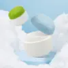 Frasco de Crema de 30g Tarro Bebé pp Muestra de Vestido Frasco de Crema traje Botella de Material de Arcilla Verde