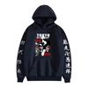 Animação transfronteiriça Tokyo Avengers com capuz estampado bolso bad boy moletom com capuz estudantes