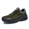 Zapatos de Senderismo para Hombre para Exterior 2025 Nuevos Casual Cálidos Transpirables Cómodos Zapatos de Senderismo Resistentes al Frío Punta Redonda Tacón Plano Zapatos de Protección Laboral