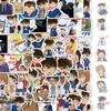 50 hojas/set sin repetición dibujos animados Detective Conan pegatinas para diario de mano cuaderno material autoadhesivo pegatinas