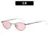 Gafas de sol plegables estilo coreano, montura pequeña, nuevo diseño ojo de gato 2026, gafas de alta gama nuevas, gafas únicas y de moda para chicas con estilo
