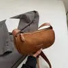 Bolsa Boston Popular deste Ano 2025 Outono Nova Nicho Retrô Bolsa de Ombro Transversal Cor Pura Bolsa Almofada