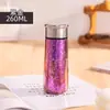 Copo Térmico de Titânio Puro, Copo de Titânio, Copo Térmico de Água de Aparência Sofisticada para Homens e Mulheres, Copo de Bolso Compacto Portátil de Viagem com Camada Dupla