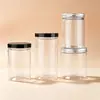 Frasco transparente sellado de 100 ml, frasco de PET, frasco para alimentos, botella de plástico, almacenamiento de snacks de frutos secos, frasco de almacenamiento de plástico