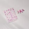 Pegatinas para uñas Tomoni finas y resistentes, populares y bonitas, venta al por mayor, oso rosa 3160