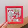 Set de Accesorios para el Cabello de Navidad para Niñosren Lindos Muñeco de Nieve Árbol de Navidad Pasador Dibujos Animados Banda para el Cabello Pinza Bb Pulsera Accesorios para Bebé