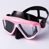 Roupa de snorkel transfronteiriça óculos de mergulho para adultos equipamento máscara de silicone de armação grande pode ser equipada com lente para miopia máscara de snorkel