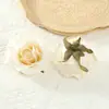 Cabeças de Flores de Seda Rosa com Diamante Sintético DIY Coroa de Flores Feita à Mão Acessórios de Cabelo Materiais Casamento Hotel Decoração Acessórios Flores Atacado
