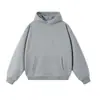 Venta al por mayor de sudaderas con capucha de forro polar de color sólido estilo europeo de 380G para otoño e invierno, disponibles en tallas grandes para hombres y mujeres, con diseños de moda y opciones de impresión personalizadas