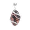 Comercio exterior transfronterizo joyería al por mayor colgante ovalado de cristal natural collar de línea simple ojo de caballo femenino versátil sensación de alta gama