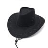 Chapéu de Palha para Homens e Mulheres, Viagem ao Ar Livre no Verão, Aba Larga para Proteger do Sol, Proteção Solar, Chapéu Jazz Praia Velho Oeste Cowboy, Comércio Exterior Transfronteiriço